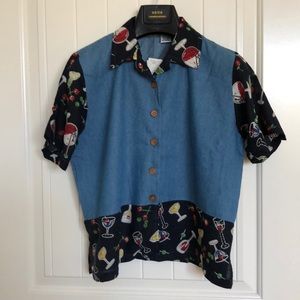 Lovely Ladies button down Tops